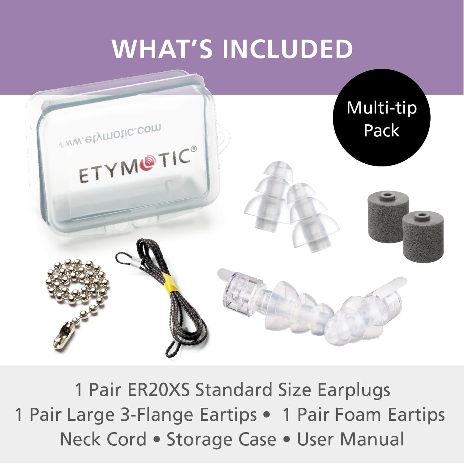 ER20XS | High Fidelity Earplugs - Universal