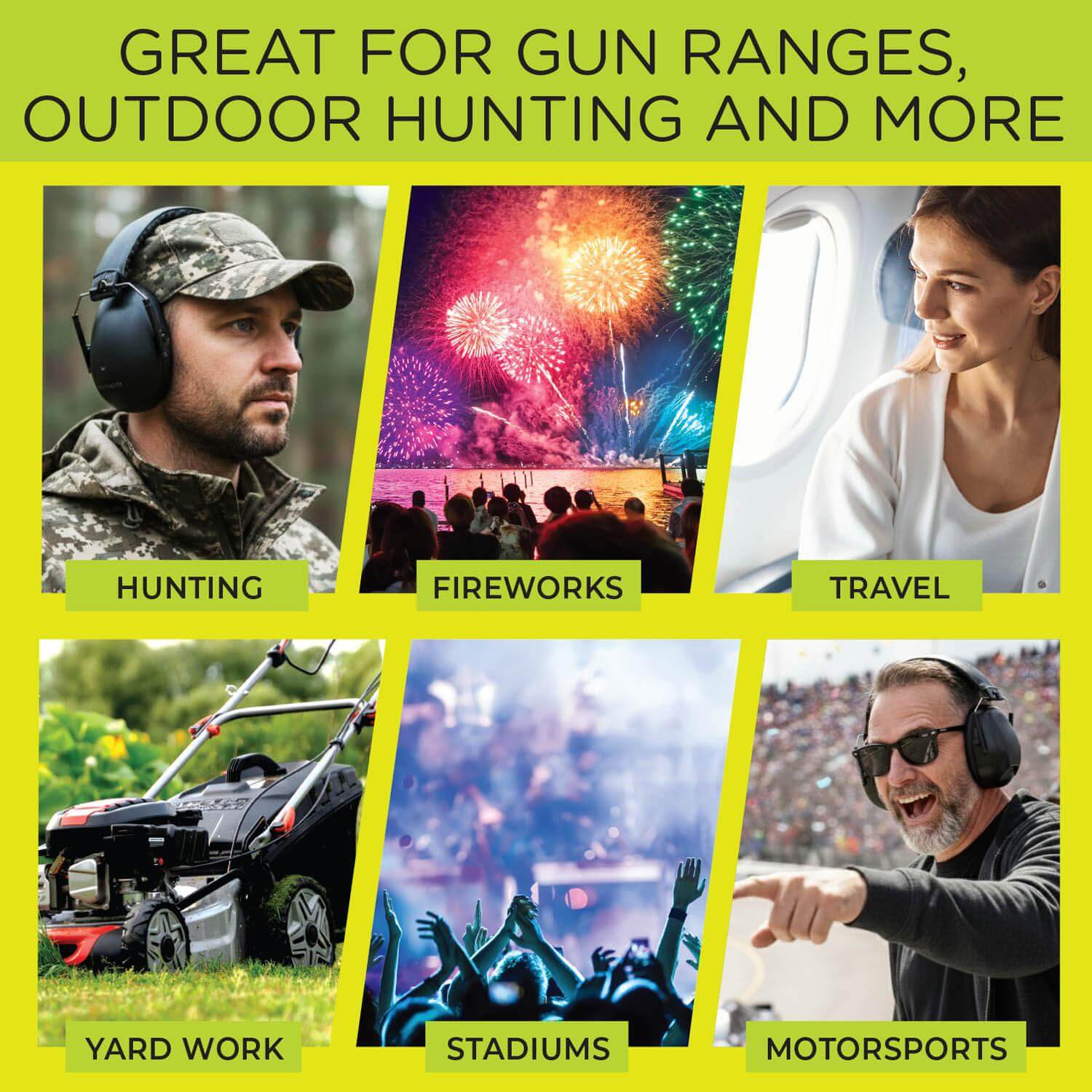 Passive Adult Low Profile Foldable Hearing Protection