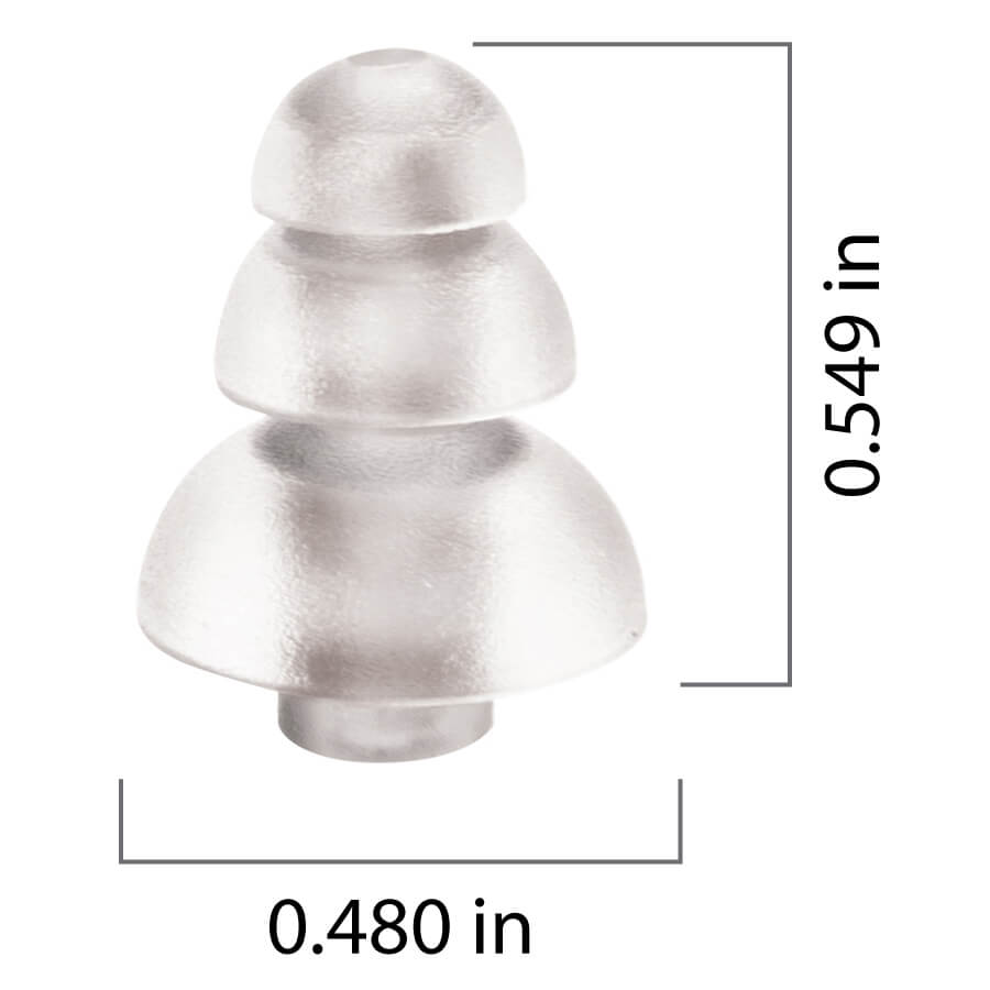 Triple Flange Eartips | 10 Pack