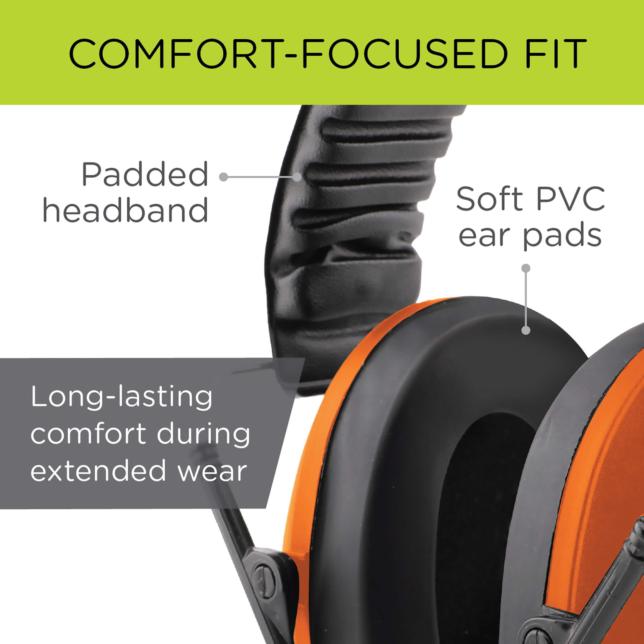 Passive Adult Low Profile Foldable Hearing Protection