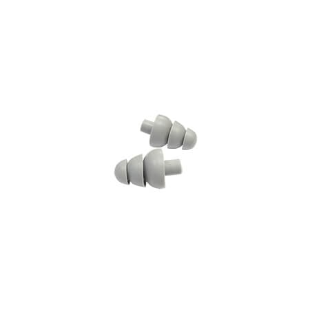 ER38-18A Large Gray 3-Flange Long Stem Eartips-0