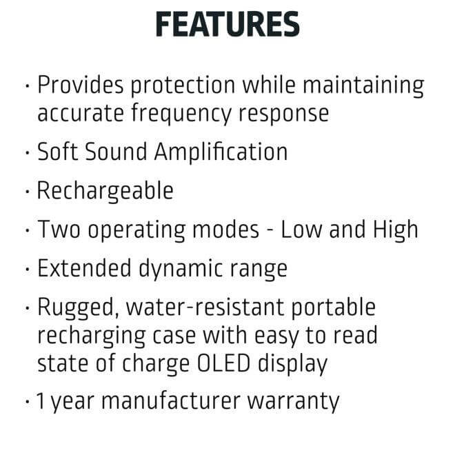 FEATURES • Provides protection while maintaining accurate frequency response