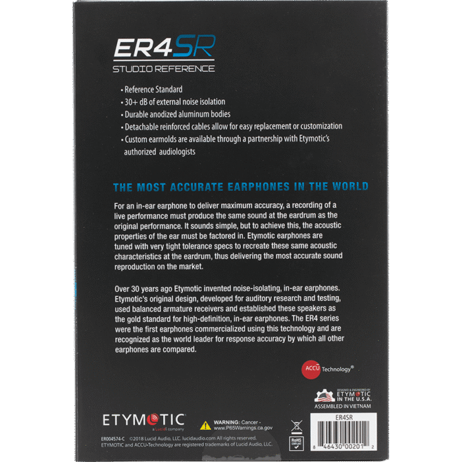 Etymotic Research ER4 Earphones - Thumbnail 3